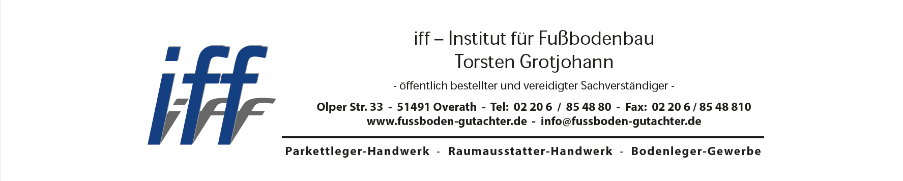 iff - Institut für Fußbodenbau Torsten Grotjohann
