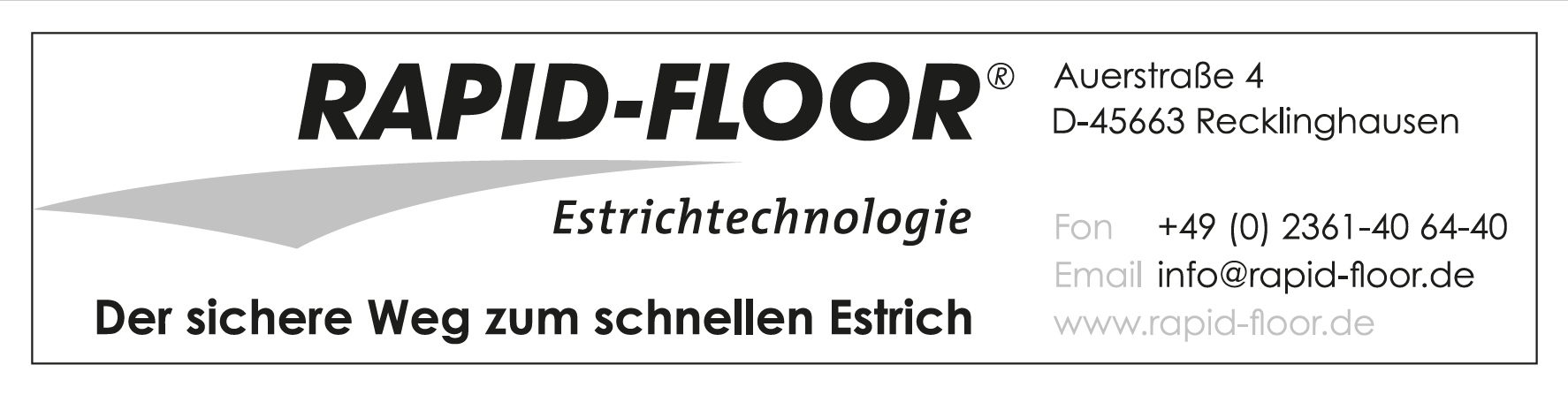 RAPID-FLOOR Estrichtechnologie GmbH